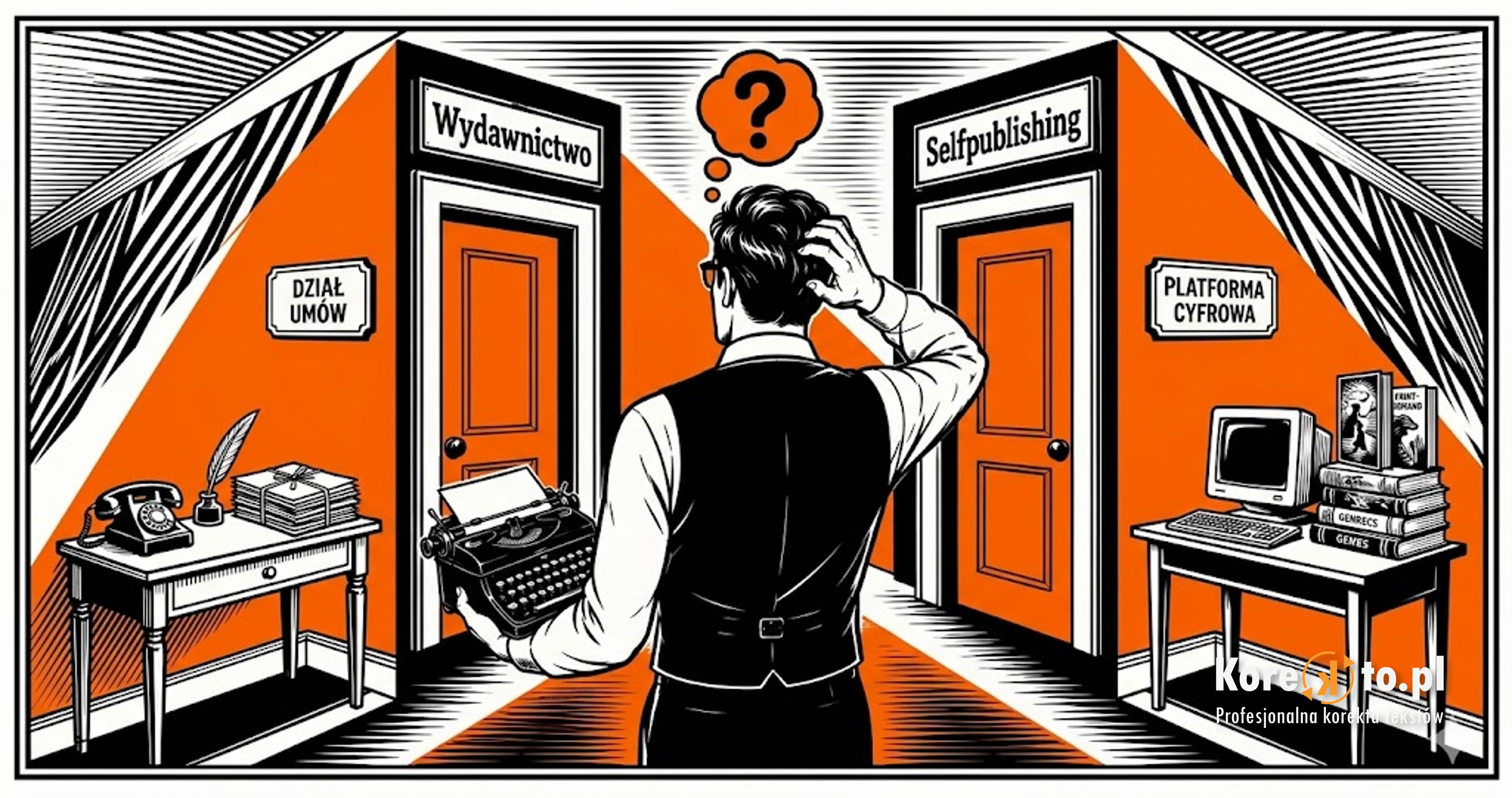 Wydać książkę samodzielnie (selfpublishing) czy z wydawnictwem tradycyjnym? Korekto.pl