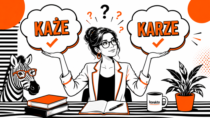 każe czy karze